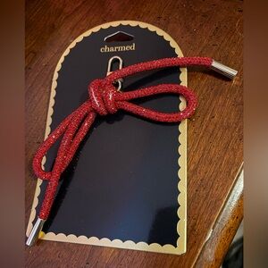 Charmed Red Knot Bag Charm